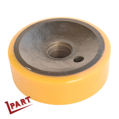 Gabelstapler-dreht Nylonpolyurethan-Gabelhubwagen 285x100x72mm für R14 R16