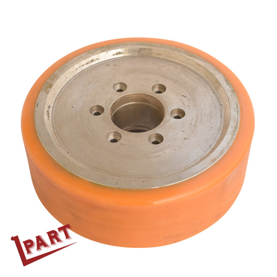 Polyurethan-elektrische Lasts-Gabelstapler-Antriebsrad für Identifikation 68mm Paletten-Jack Od-285mm